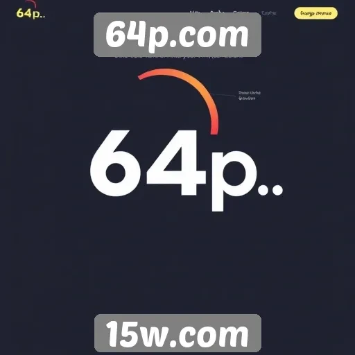 Experiência do usuário em 64p.com evaliada